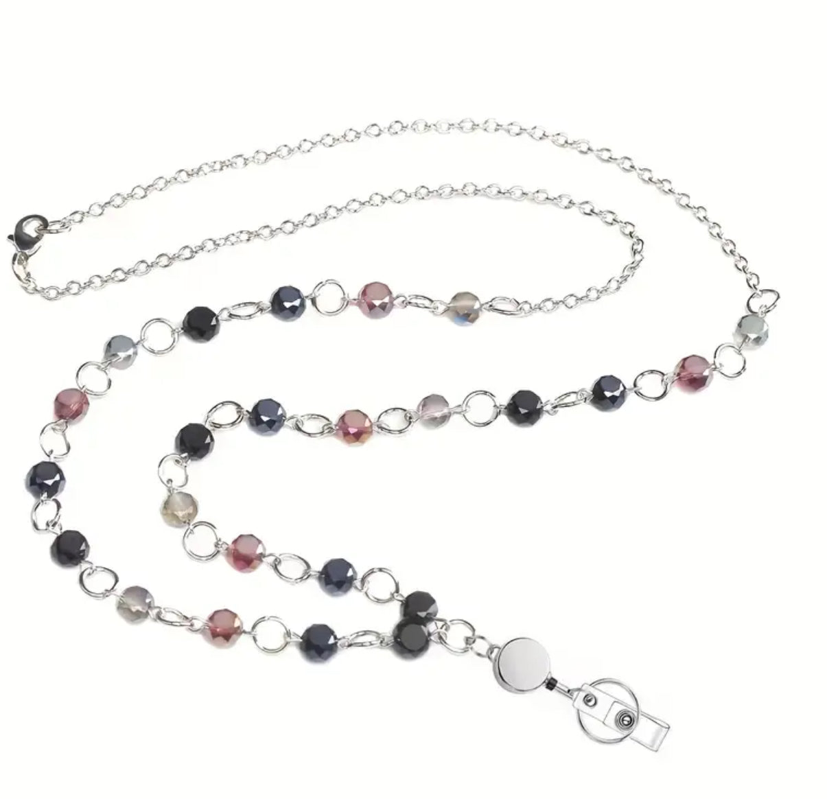 Glass Beads Lanyard