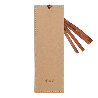 Faux Leather Bookmark