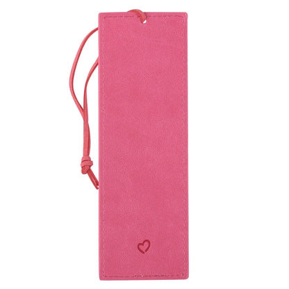Faux Leather Bookmark