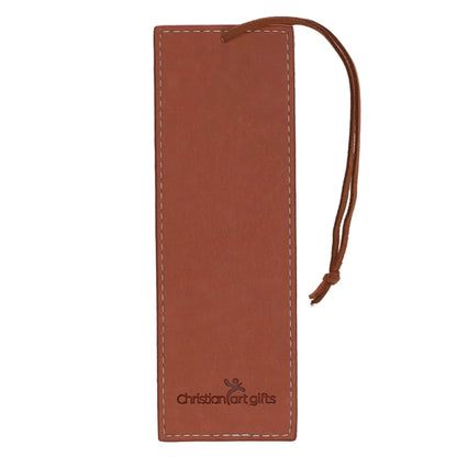 Faux Leather Bookmark
