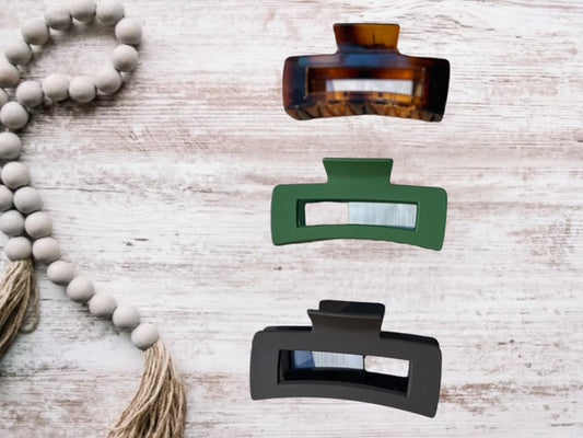 Rectangle Claw Clips