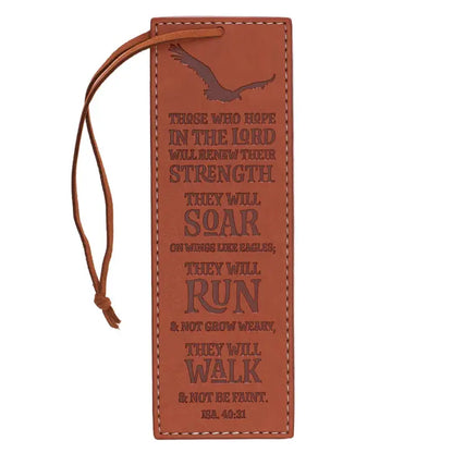 Faux Leather Bookmark