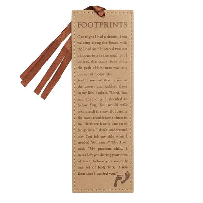 Faux Leather Bookmark